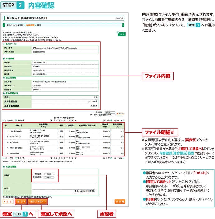 STEP2 内容確認 