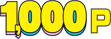 1,000P