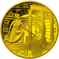 D.50ユーロ オリンピア金貨