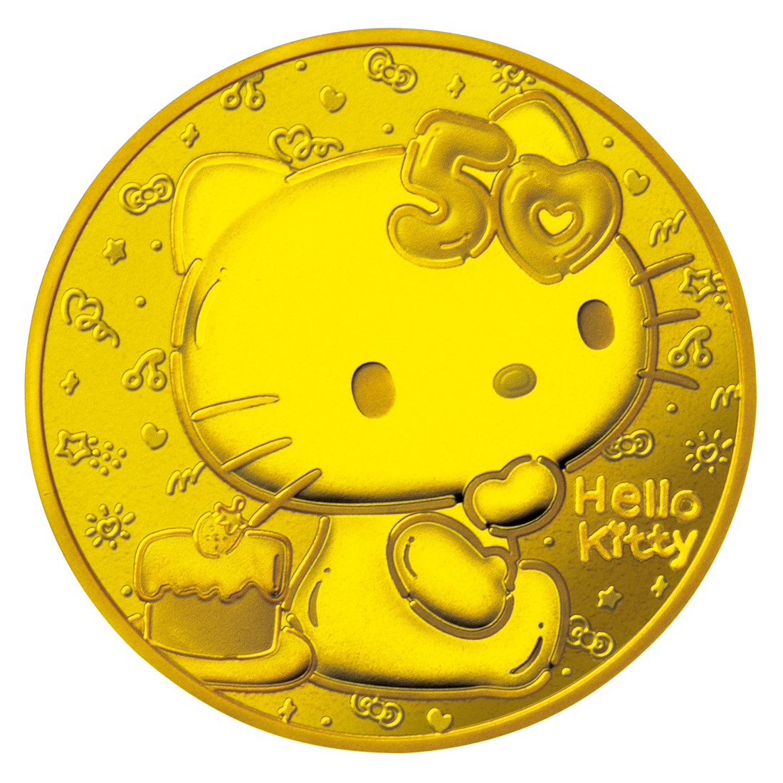 B.50ユーロ金貨<50周年>