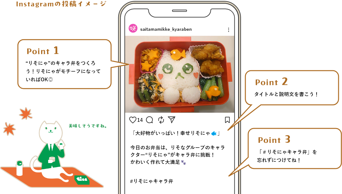 Instagramの投稿イメージ