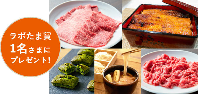 ラボたま賞入選者1名さまにプレゼント！